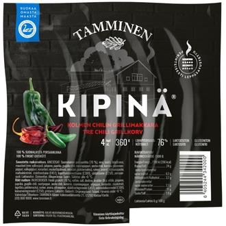 Tamminen Kipinä® kolmen chilin grillimakkara 4kpl 360g