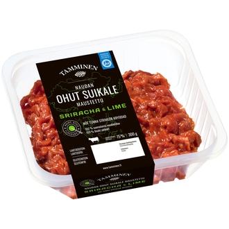 Tamminen naudan ohut suikale maustettu Sriracha & Lime 300g