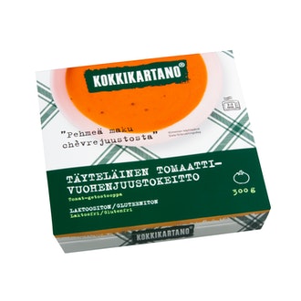 Kokkikartano Täyteläinen tomaatti-vuohenjuustokeitto 300g