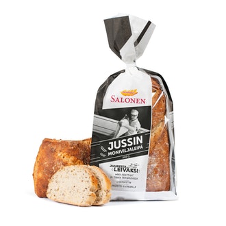 Perheleipuri Salonen Jussin moniviljaleipä 500 g moniviljaleipä