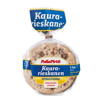 PullaPirtti Kaurarieskanen 6/270g kaurarieska