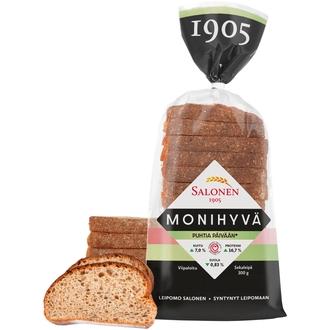 Leipomo Salonen Monihyvä 300 g sekaleipä, viipaloitu