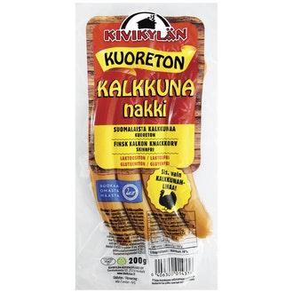 Kivikylän Kuoreton kalkkunanakki 200 g