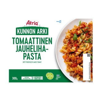 Atria Kunnon Arki Tomaattinen Jauhelihapasta 300g