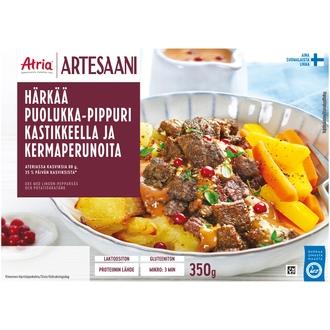Atria Artesaani Härkää Puolukka-Pippurikastikkeella ja Kermaperunoita 350g
