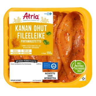 Atria Kanan Ohut Fileeleike Pintamaustettu 550g
