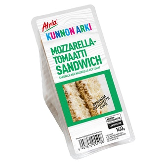 Atria kunnon arki mozzarella-tomaatti sandwich 140g