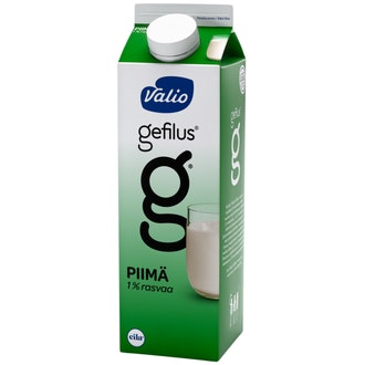 Valio Gefilus® piimä 1 l 1% rasvaa laktoositon