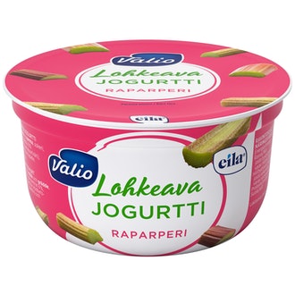 Valio lohkeava jogurtti 150 g raparperi laktoositon