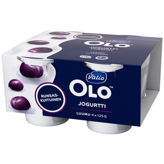 Valio Gefilus® OLO™ jogurtti 4x125 g luumu laktoositon