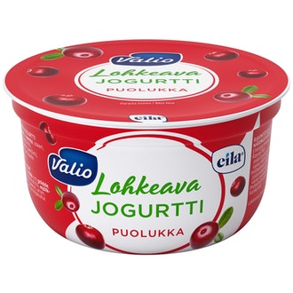 Valio lohkeava jogurtti 150g puolukka laktoositon