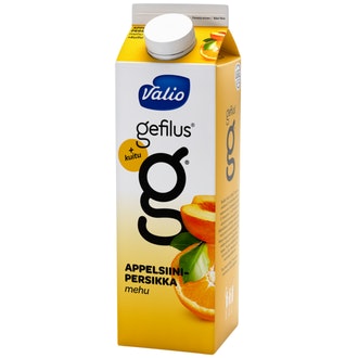 Valio Gefilus® mehu 1 l appelsiini-persikka+kuitu