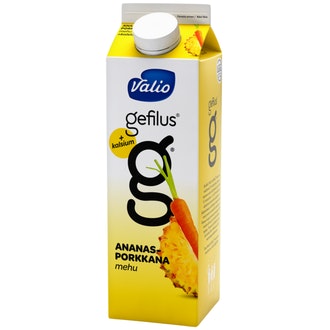Valio Gefilus® mehu 1 l ananas-porkkana+kalsium