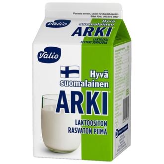 Valio Hyvä suomalainen Arki® rasvaton piimä 0,5 l laktoositon
