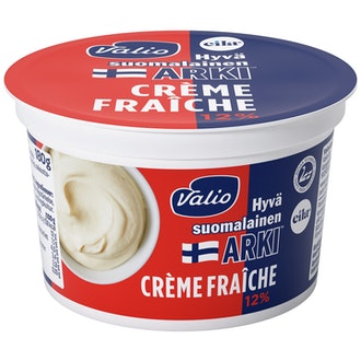 Valio Hyvä suomalainen Arki® crème fraîche 12 % 180 g laktoositon