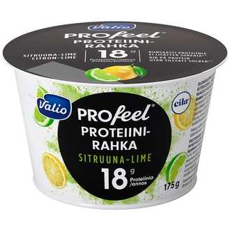 Valio PROfeel® proteiinirahka sokeroimaton 175 g sitruuna-lime laktoositon