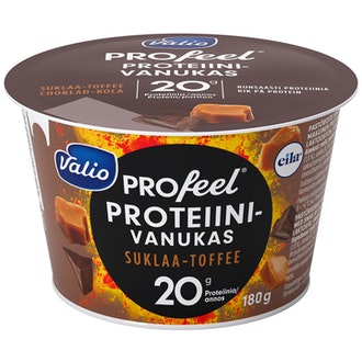 Valio PROfeel® proteiinivanukas 180 g suklaa-toffee laktoositon