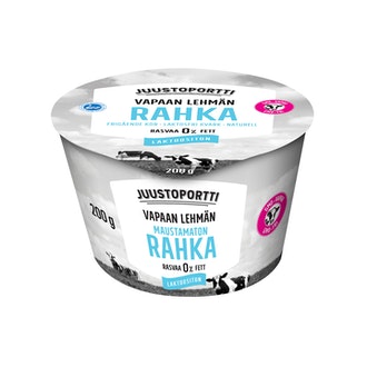 Juustoportti Vapaa lehmän rahka 200g laktoositon