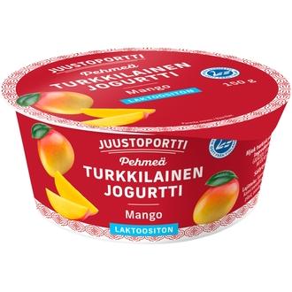 Juustoportti Pehmeä turkkilainen jogurtti 150 g mango laktoositon