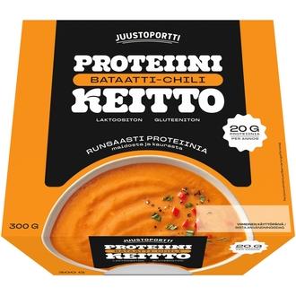 Juustoportti Proteiini-bataatti-chilikeitto 300g laktoositon gluteeniton