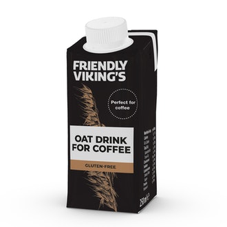 Friendly Viking\'s kaurajuoma kahviin 250ml gluteeniton UHT