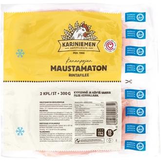 Kariniemen Kananpojan filee maustamaton 2x150 g pakaste