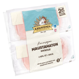 Kariniemen Kananpojan rintafilee maustamaton 4x150g