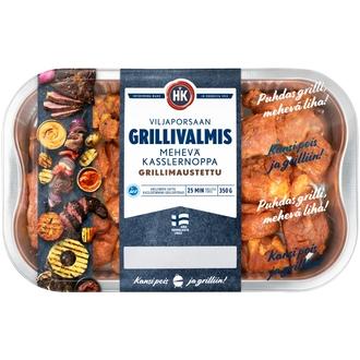 HK Grillivalmis Viljaporsaan Mehevä kasslernoppa grillimaustettu 350g