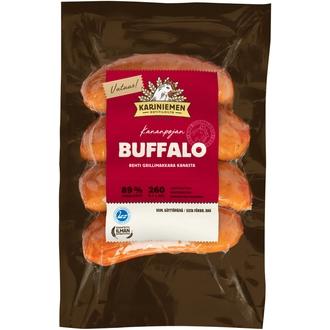 Kariniemen Kananpojan Buffalo grillimakkara 260 g