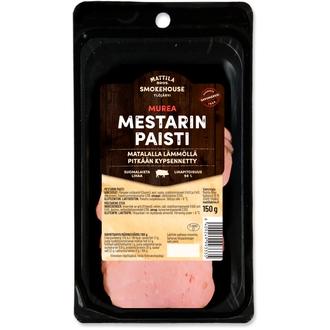 Mattila Bros. Mestarin paisti 150g. Sinappinen possun sisäpaisti, leikkelesiivut