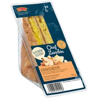 Chef Lunden Gluteeniton Kanakolmioleipä 170g