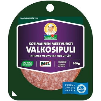 Snellman 200g Kotimainen valkosipulimeetvursti viipaleet