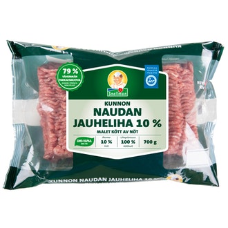 Snellman Kunnon naudan jauheliha 10% 700g