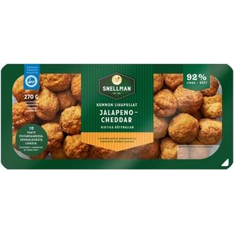 Snellman Kunnon jalapeno-cheddar lihapullat 270 g