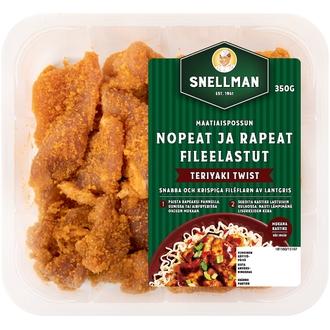 Snellman Maatiaispossun nopeat ja mureat fileelastut teriyaki twist 350 g