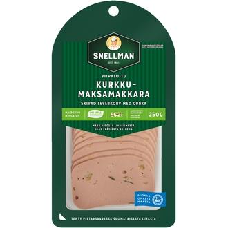 Snellman Kurkkumaksamakkara viipaloitu