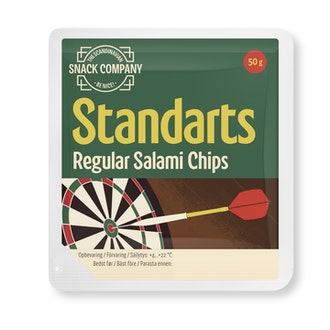 The Scandinavian Snack Company Salami Chips Standarts 50g