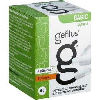 Gefilus Basic 20 kapselia 6g maitohappobakteerivalmiste ravintolisä
