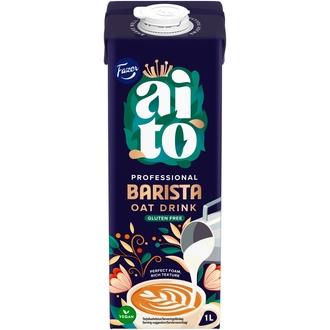 Fazer Aito Professional Barista Kaurajuoma, gluteeniton 1L UHT