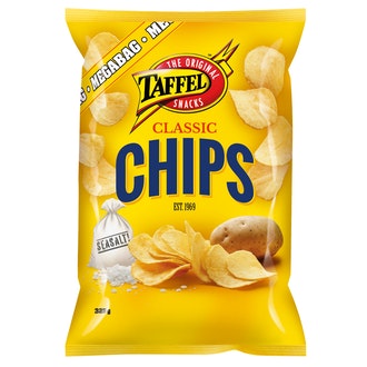 Taffel Chips 325g sileä perunalastu