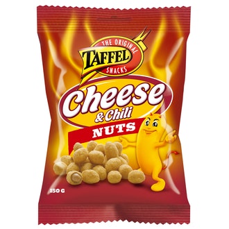Taffel Cheese Chili Nuts Kuorrutettu Maapähkinä 150G