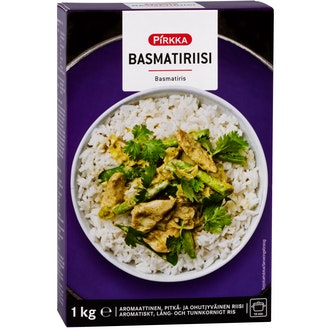 Pirkka basmatiriisi 1kg
