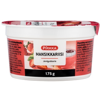 Pirkka mansikkariisi 175g