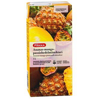 Pirkka ananas-mango-passiohedelmänektari 1l