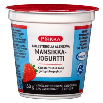 Pirkka Reducol kolesterolia alentava jogurtti mansikka 150g