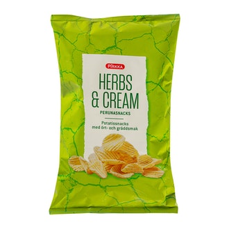 Pirkka Herbs & Cream perunasnacks 200g