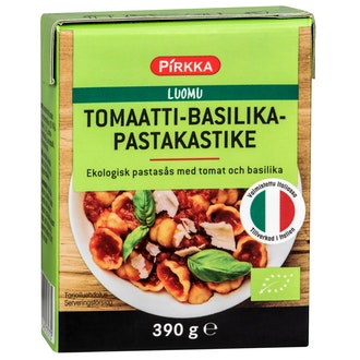 Pirkka Luomu tomaatti-basilikapastakastike 390g