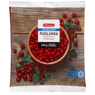 Pirkka suomalainen puolukka 200g pakaste