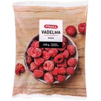 Pirkka vadelma 200g pakaste