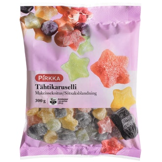 Pirkka tähtikaruselli makeissekoitus 300g